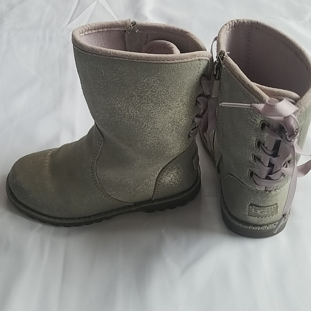 Metallic boots